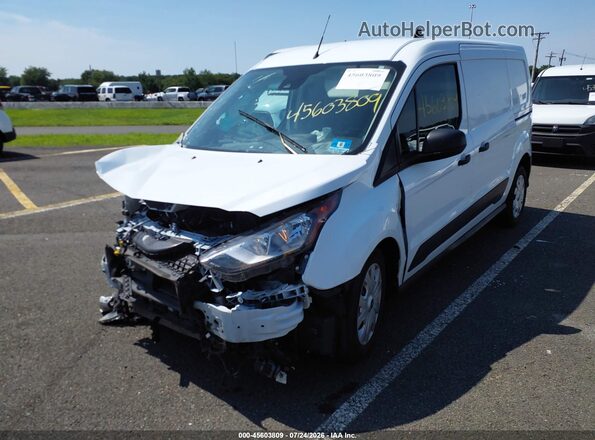 NM0LS7S27P1567029 2023 FORD TRANSIT CONNECT White წინა მარცხენა ხედი სამი მეოთხედიდან