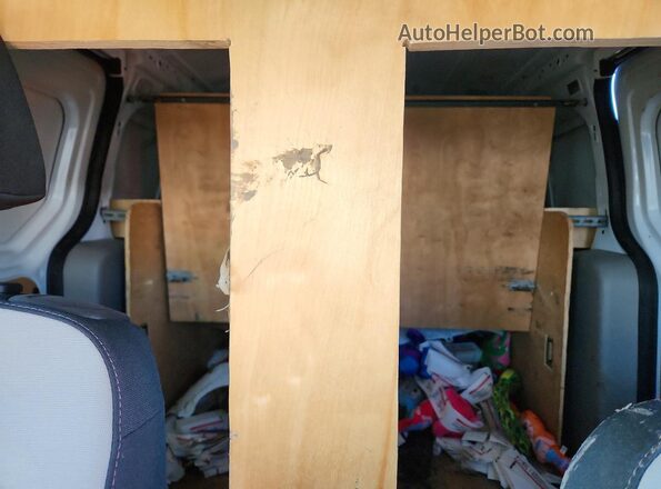 NM0LS7T23P1565941 2023 FORD TRANSIT White Вид задніх сидінь