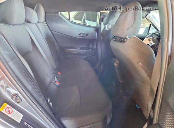 NMTKHMBX0JR034634 2018 TOYOTA C-HR Gray Rear interior view