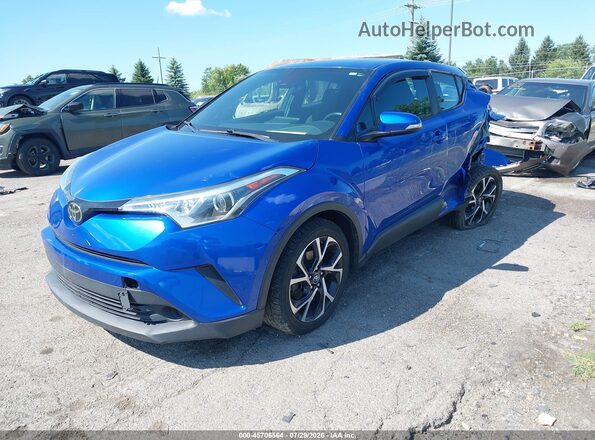 NMTKHMBX0JR035119 2018 TOYOTA C-HR Blue Przód lewy