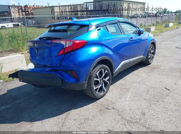 NMTKHMBX0JR035119 2018 TOYOTA C-HR Blue Tył prawy