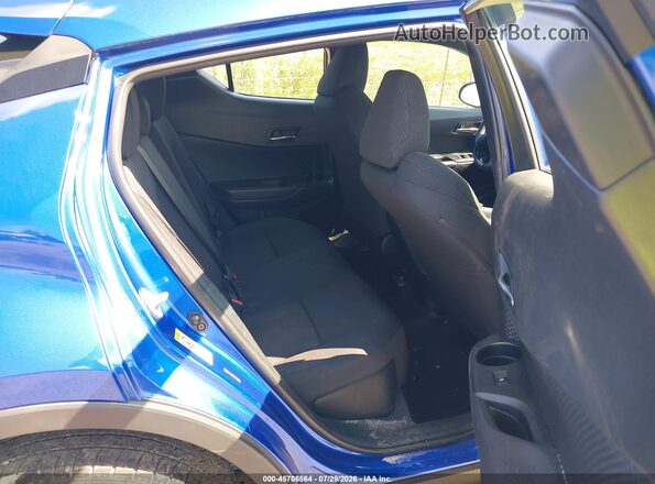 NMTKHMBX0JR035119 2018 TOYOTA C-HR Blue Widok naklejki z numerem VIN