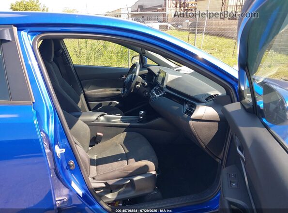 NMTKHMBX0JR035119 2018 TOYOTA C-HR Blue Widok wnętrza z przodu