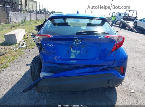 NMTKHMBX0JR035119 2018 TOYOTA C-HR Blue 
