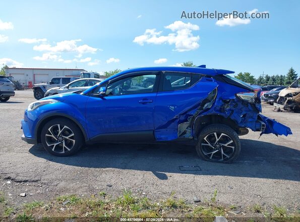 NMTKHMBX0JR035119 2018 TOYOTA C-HR Blue Widok wnętrza 360 stopni