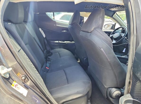 NMTKHMBX0JR043544 2018 TOYOTA C-HR Gray Widok wnętrza z tyłu