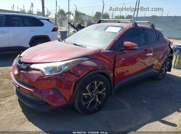 NMTKHMBX0JR057802 2018 TOYOTA C-HR Red Przód lewy