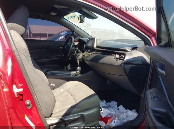 NMTKHMBX0JR057802 2018 TOYOTA C-HR Red Widok wnętrza z przodu