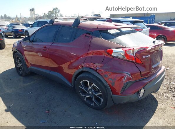 NMTKHMBX0JR057802 2018 TOYOTA C-HR Red Tył lewy