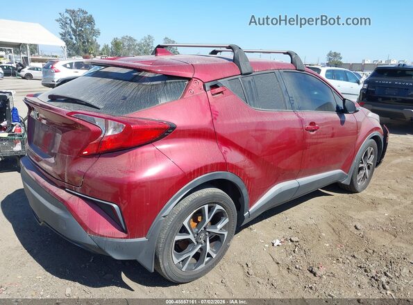 NMTKHMBX0JR057802 2018 TOYOTA C-HR Red Tył prawy