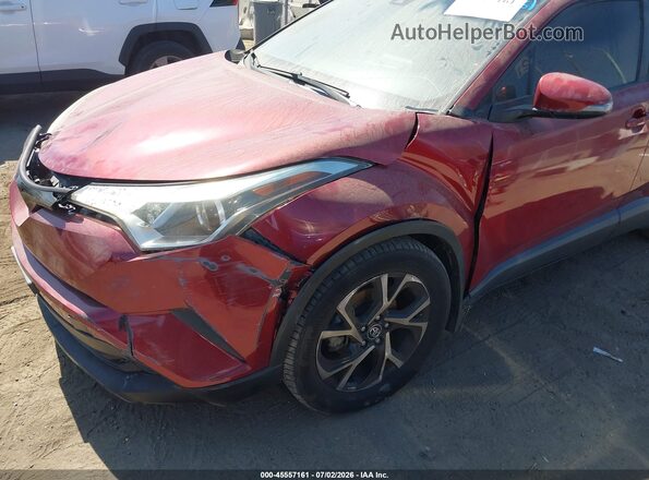 NMTKHMBX0JR057802 2018 TOYOTA C-HR Red Widok z przodu