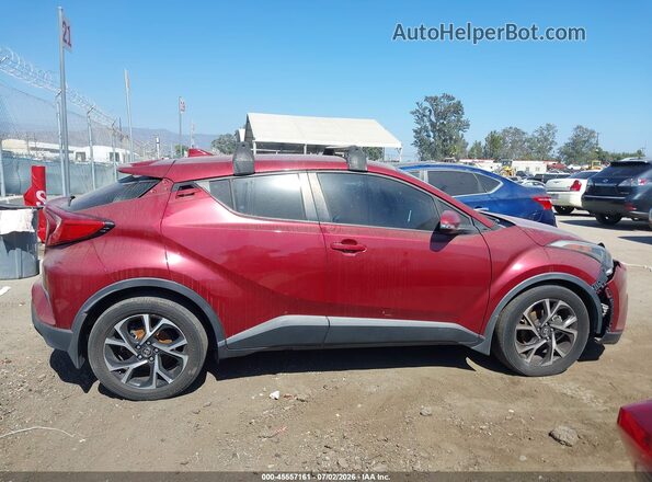 NMTKHMBX0JR057802 2018 TOYOTA C-HR Red Widok wnętrza z tyłu