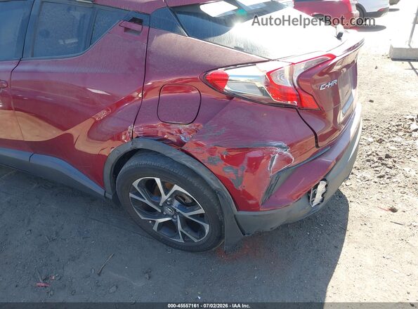 NMTKHMBX0JR057802 2018 TOYOTA C-HR Red 