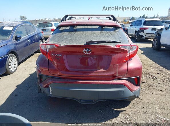 NMTKHMBX0JR057802 2018 TOYOTA C-HR Red 