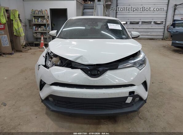 NMTKHMBX0JR062322 2018 TOYOTA C-HR White Instrument cluster view