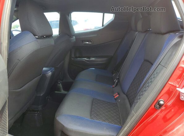 NMTKHMBX0MR139100 2021 TOYOTA C-HR Red Вид задніх сидінь