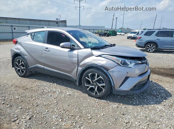 NMTKHMBX1JR003778 2018 TOYOTA C-HR Серый Передняя правая четверть