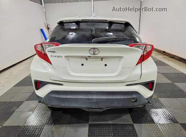 NMTKHMBX1JR009564 2018 TOYOTA C-HR White Вид ззаду