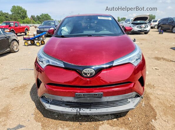 NMTKHMBX1JR011122 2018 TOYOTA C-HR Red წინა ხედი