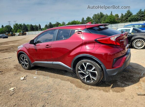 NMTKHMBX1JR011122 2018 TOYOTA C-HR Red უკანა მარცხენა
