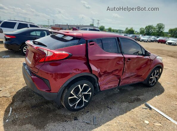 NMTKHMBX1JR011122 2018 TOYOTA C-HR Red უკანა მარჯვენა