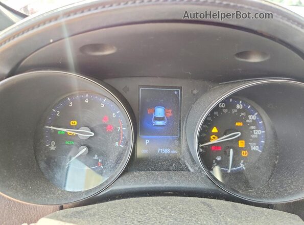 NMTKHMBX1JR011122 2018 TOYOTA C-HR Red ხელსაწყოთა პანელის ხედი