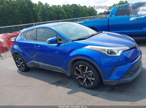 NMTKHMBX1JR033525 2018 TOYOTA C-HR Синий Вид задней части салона