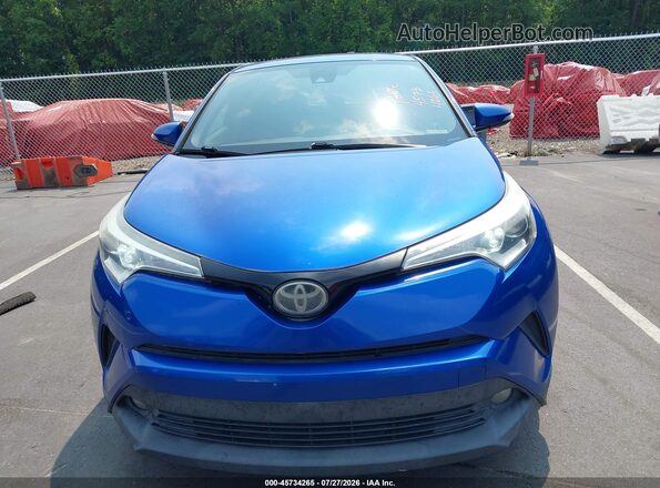NMTKHMBX1JR033525 2018 TOYOTA C-HR Синий Вид щитка приборов