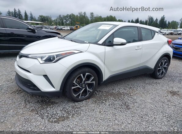 NMTKHMBX1JR037476 2018 TOYOTA C-HR Белый Передняя левая четверть