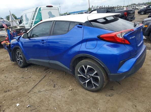 NMTKHMBX1JR062734 2018 TOYOTA C-HR Blue Հետևի ձախ