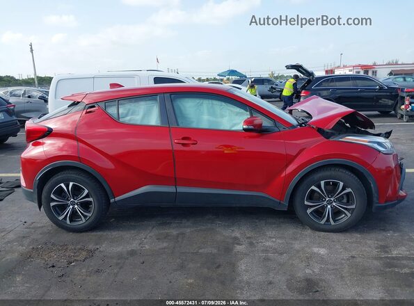 NMTKHMBX1LR104483 2020 TOYOTA C-HR Red Widok wnętrza z tyłu