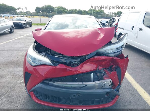 NMTKHMBX1LR104483 2020 TOYOTA C-HR Red Widok zestawu wskaźników