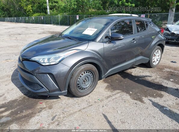 NMTKHMBX1MR126145 2021 TOYOTA C-HR Gray Առջևի ձախ երեք քառորդ տեսարան