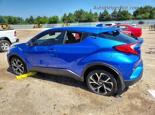 NMTKHMBX1NR146641 2022 TOYOTA C-HR Blue Задня ліва чверть