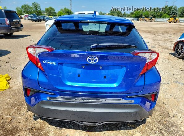 NMTKHMBX1NR146641 2022 TOYOTA C-HR Blue Вид ззаду