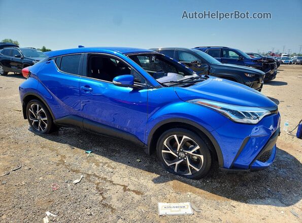 NMTKHMBX1NR146641 2022 TOYOTA C-HR Blue Передня права чверть
