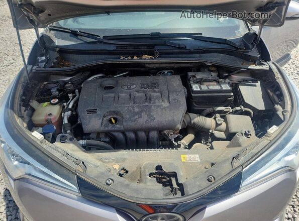 NMTKHMBX2JR010853 2018 TOYOTA C-HR Gray უკანა სალონის ხედი
