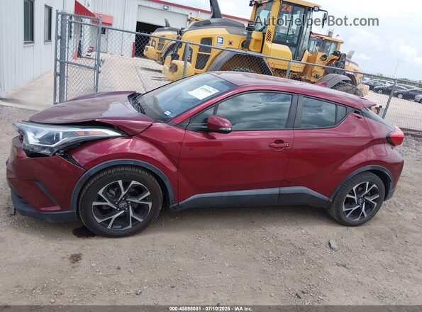 NMTKHMBX2JR013249 2018 TOYOTA C-HR Maroon 360 interior view