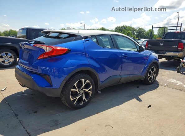 NMTKHMBX2JR025336 2018 TOYOTA C-HR Blue Задня права чверть