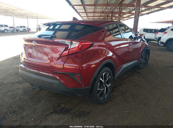 NMTKHMBX2JR028639 2018 TOYOTA C-HR Red Rear right