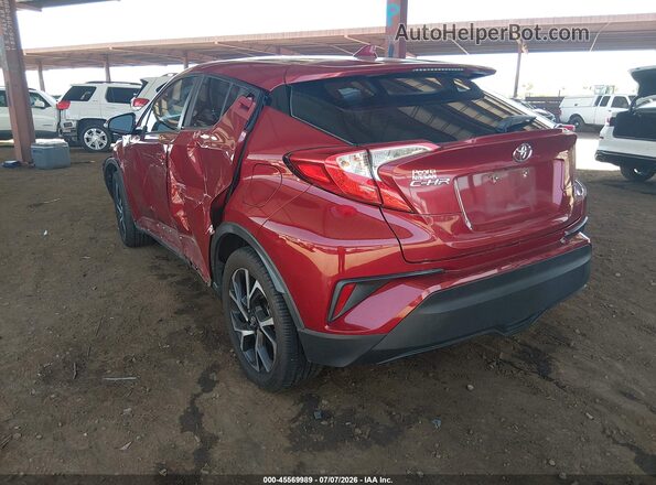 NMTKHMBX2JR028639 2018 TOYOTA C-HR Red Rear left