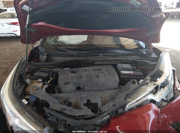 NMTKHMBX2JR028639 2018 TOYOTA C-HR Red Rear view