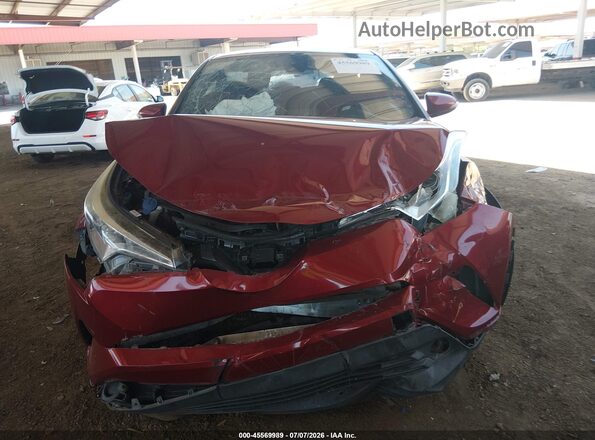 NMTKHMBX2JR028639 2018 TOYOTA C-HR Red Rear interior view