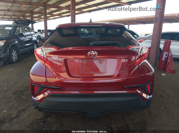 NMTKHMBX2JR028639 2018 TOYOTA C-HR Red 