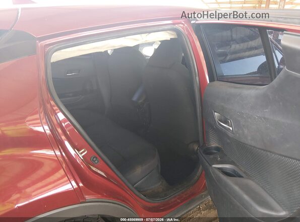 NMTKHMBX2JR028639 2018 TOYOTA C-HR Red VIN sticker view