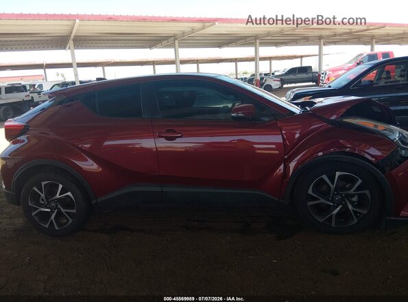 NMTKHMBX2JR028639 2018 TOYOTA C-HR Red 360 interior view