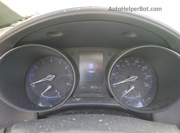 NMTKHMBX2KR087210 2019 TOYOTA C-HR Silver Instrument cluster view