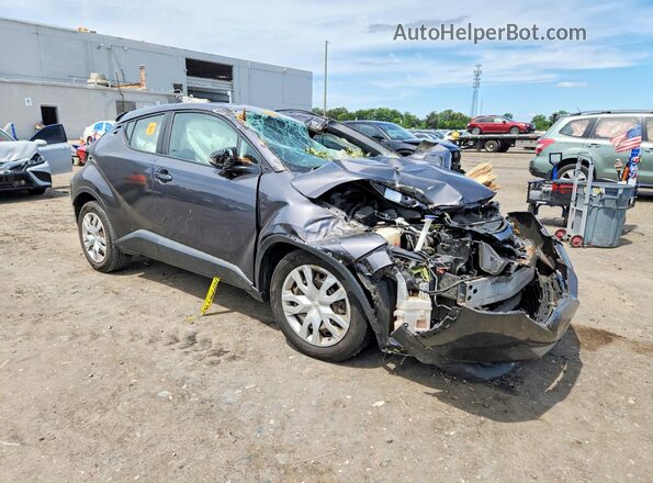 NMTKHMBX2KR096487 2019 TOYOTA C-HR Gray Передня права чверть