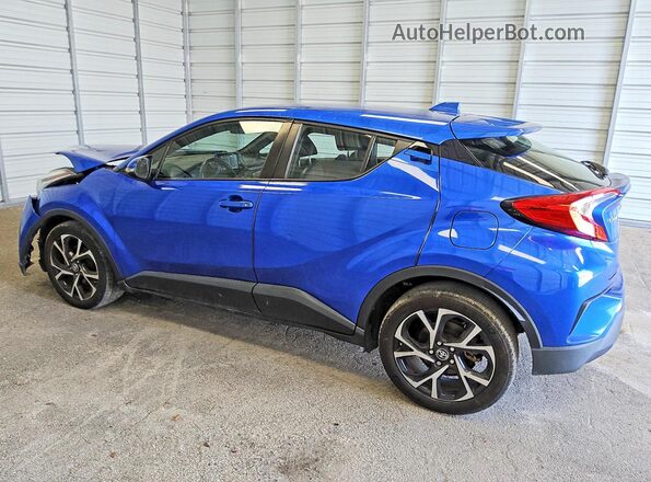 NMTKHMBX2MR134416 2021 TOYOTA C-HR Blue Հետևի ձախ