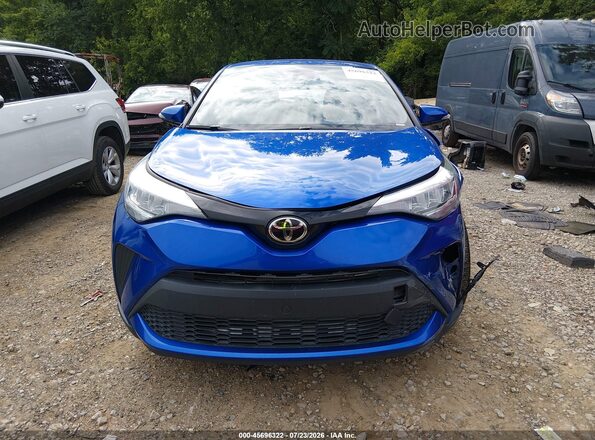 NMTKHMBX2MR136540 2021 TOYOTA C-HR Blue Սալոնի հետևի տեսք